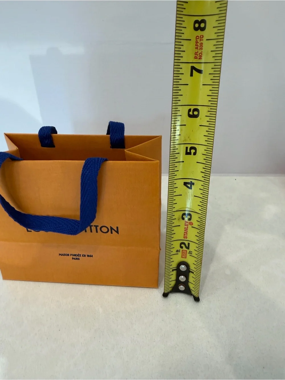 Small Louis Vuitton shopping bag orange
